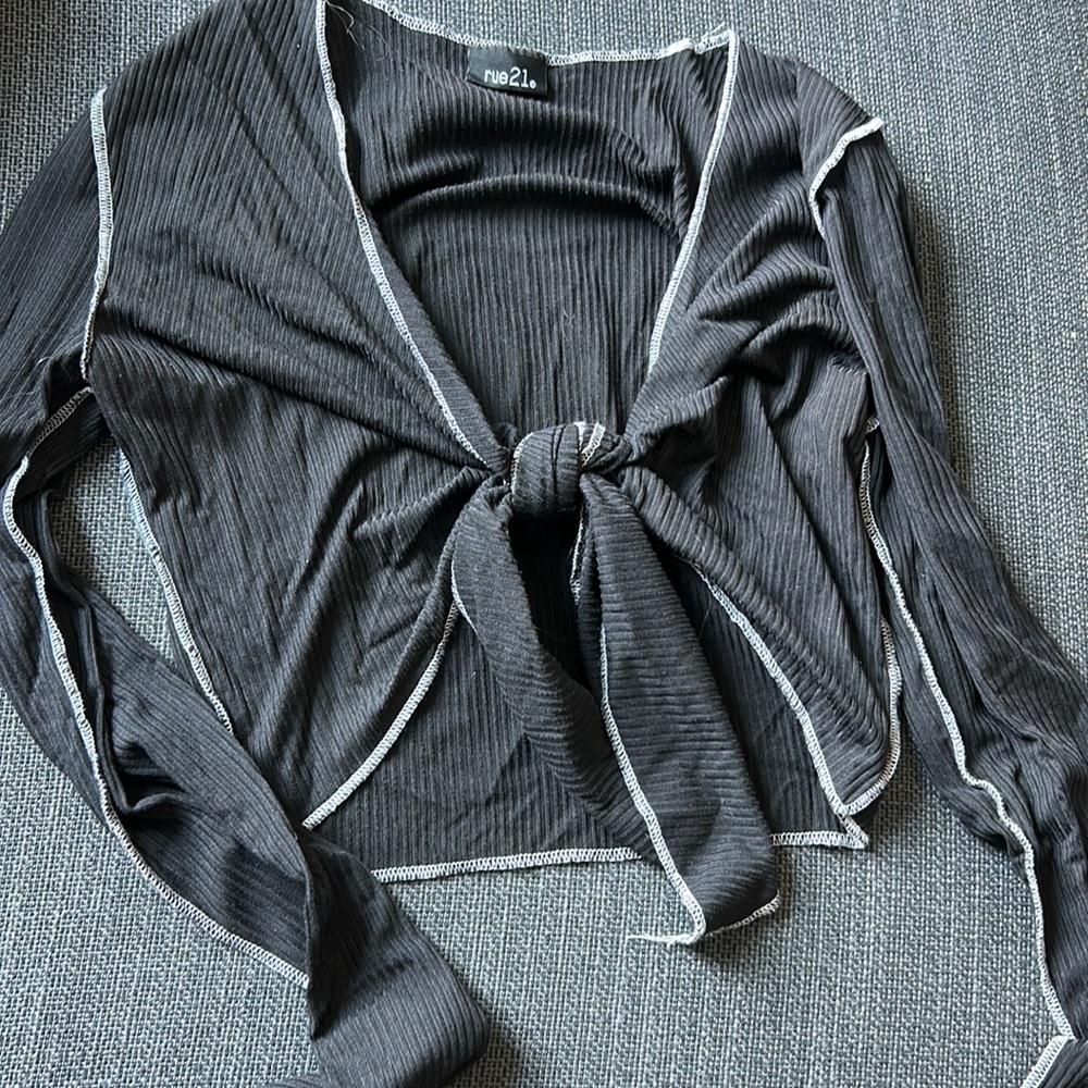 Front Tie crop top
